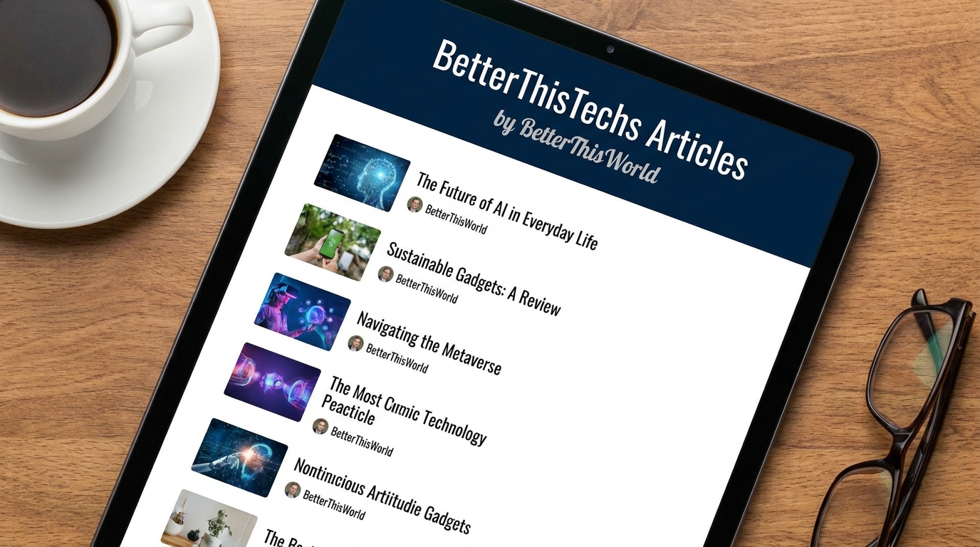 BetterThisTechs Articles by BetterThisWorld